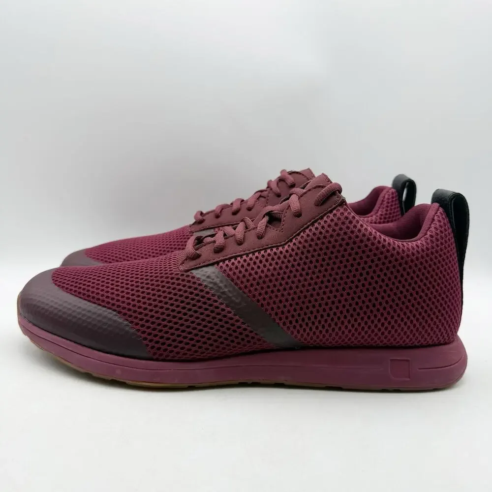 YORK Athletics Mens The Henry Mid Trainer Sneakers US 12 Red Black NIB